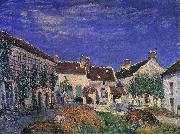 Alfred Sisley A Farmyard near Sablons oil on canvas